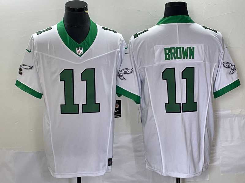 Men%27s Philadelphia Eagles #11 AJ Brown 2023 FUSE Vapor Untouchable Stitched Jersey->philadelphia eagles->NFL Jersey